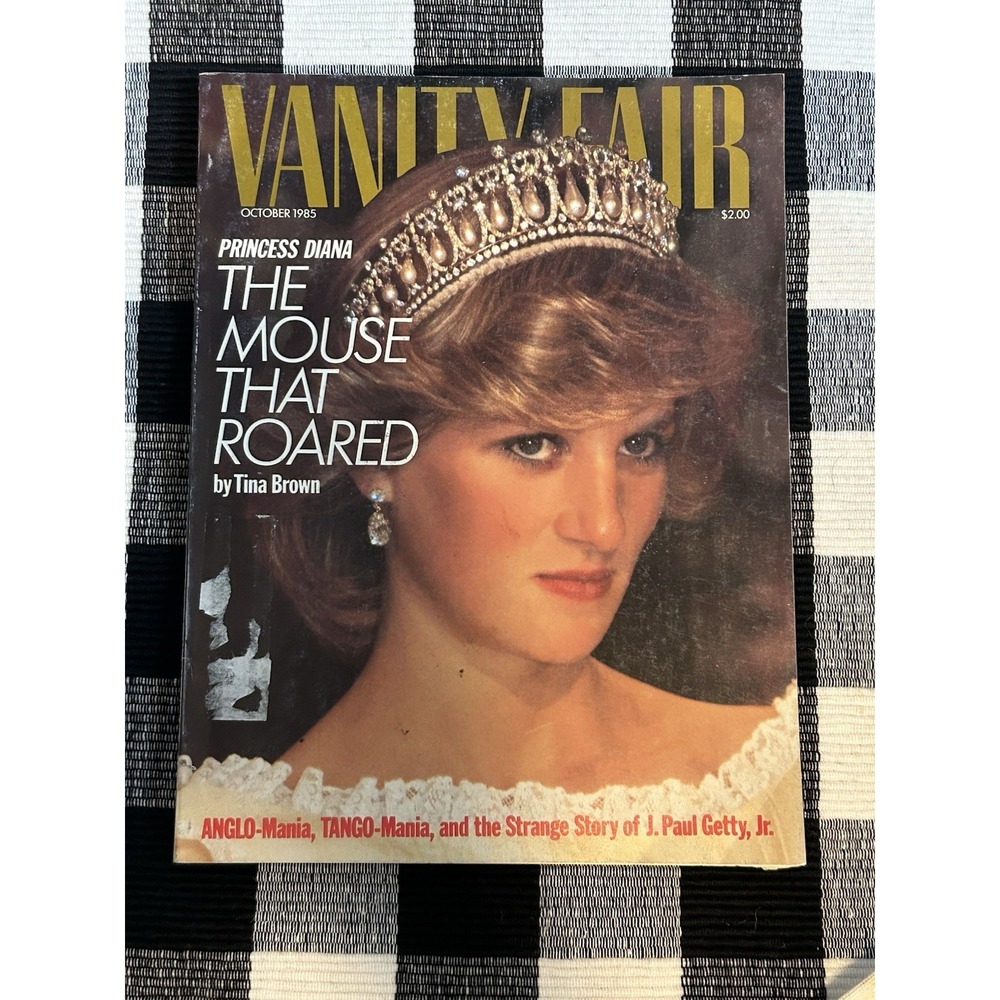 VANITY FAIR MAGAZINE, OCTOBER 1985, PRINCESS DIANA